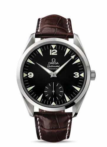 Omega Seamaster Aqua Terra 150M Hand Wound 49.2 Railmaster Stainless Steel / Brown Alligator 2806.52.37 (28065237)